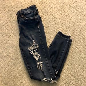 Pacsun distressed ankle jeggings